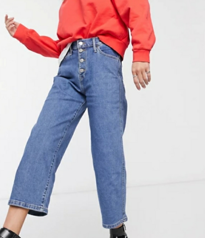 Nwt Mile high sz 28 cropped wide leg jeans